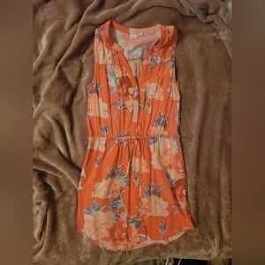 GAP Floral Orange Dress